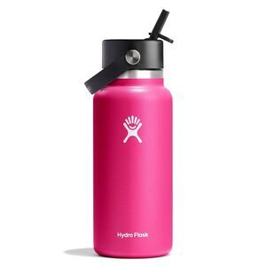 Hydro Flask -  32oz Wide Mouth Flex Straw Water Bottl Zinnia